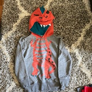 Dinosaur hooded sweatshirt